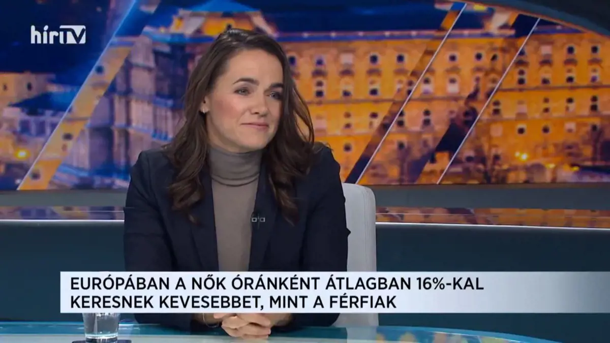 Novák Katalin: a jogszabályok nem engedik, hogy egy nő kevesebbet keressen azért, mert nő