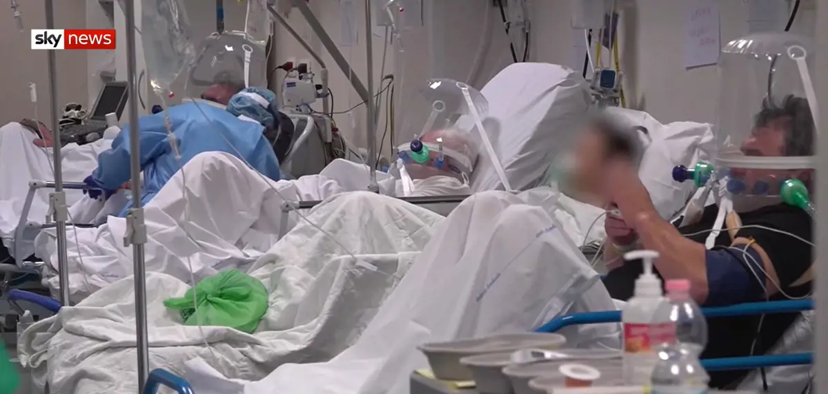 Így néz ki manapság a bergamoi kórház belülről - VIDEÓ