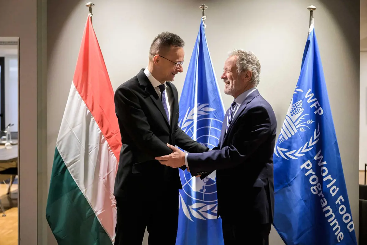Szijjártó Péter: Budapestre költözik a WFP globális pénzügyi központja
