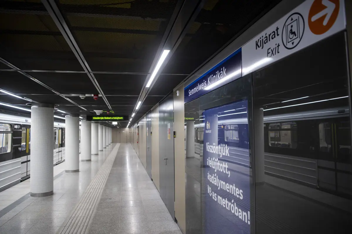 Ma véget ér a 3-as metró felújítása, átadják a Lehel és Nagyvárad téri megállókat is
