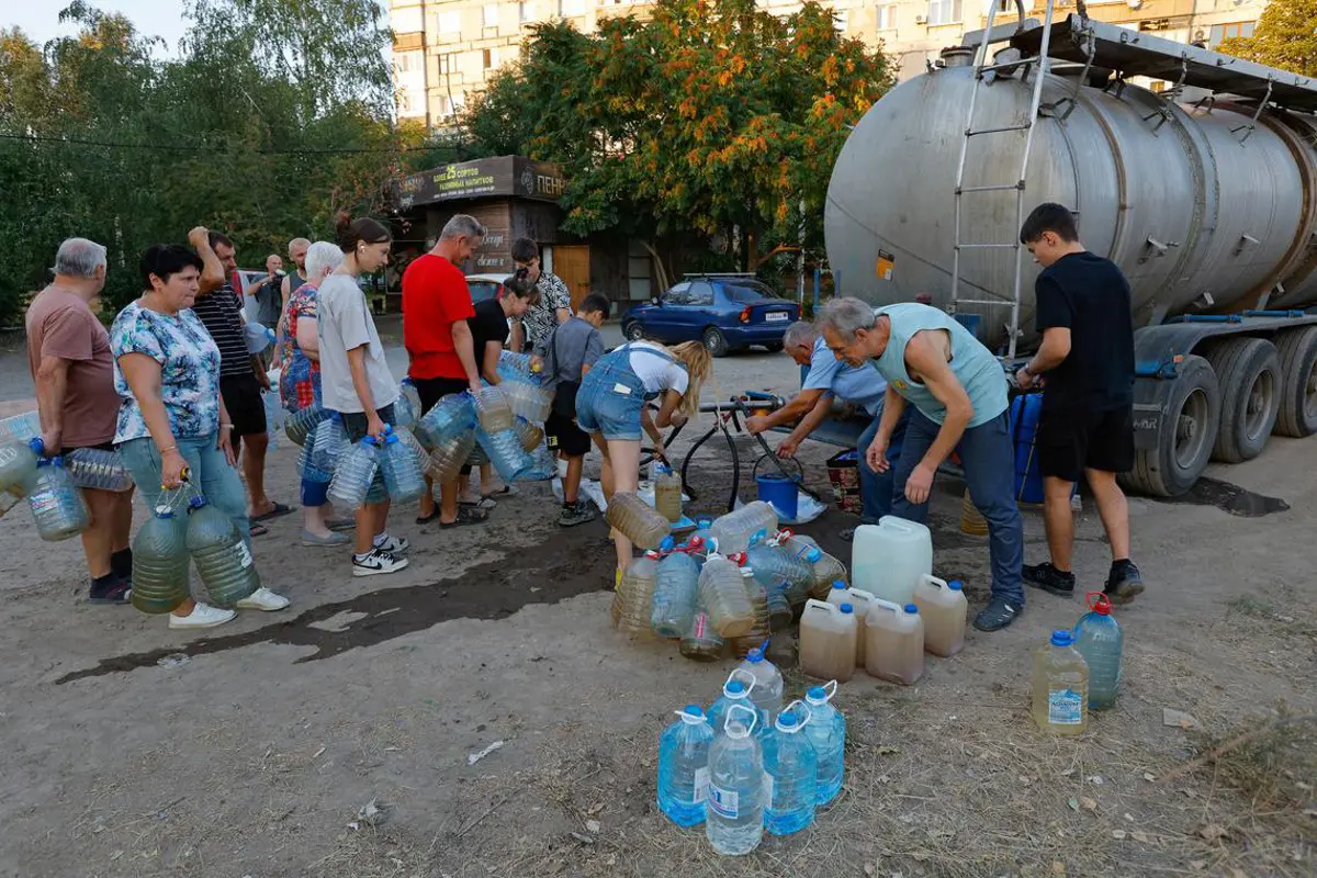 Nagyon súlyos vízhiánnyal küzd az oroszok által megszállt régió