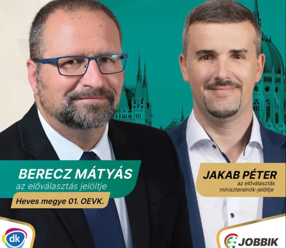A DK-s Berecz Mátyást támogatja Egerben a Jobbik