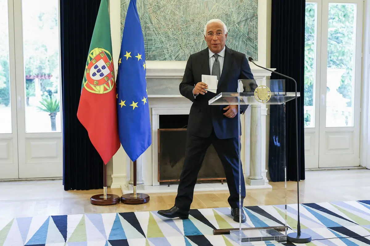 Lemondott a portugál miniszterelnök, miután korrupció gyanújával őrizetbe vették kabinetfőnökét