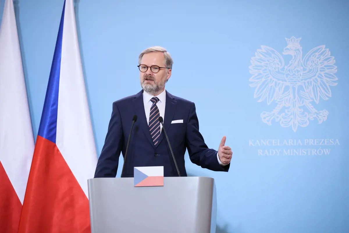 Fiala szerint fontos, hogy Csehország is bekapcsolódhasson Ukrajna újjáépítésébe
