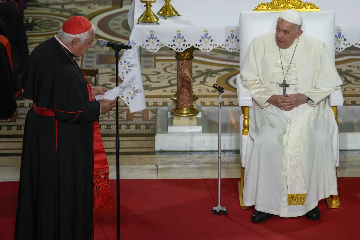 Ferenc pápa magyar egyházi vezetőket fogadott a Vatikánban