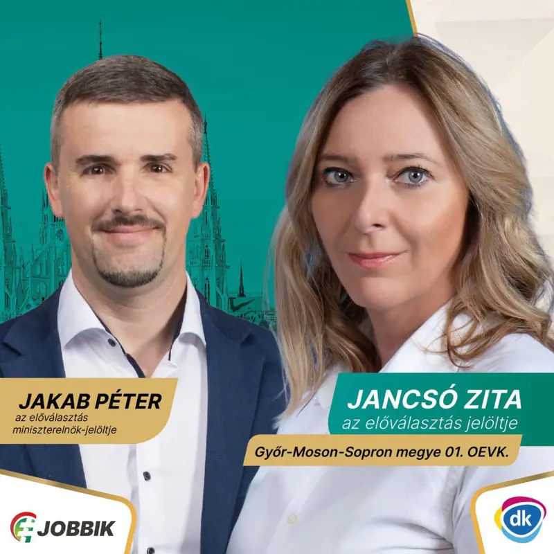 Győrben a Jobbik Jancsó Zitát, a DK jelöltjét támogatja