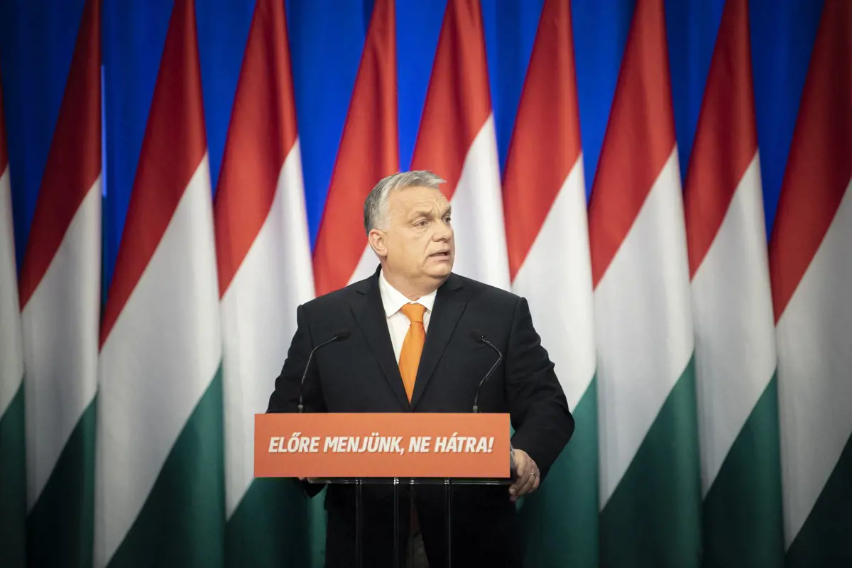 Évértékelő helyett kampánybeszédet mondott Orbán Viktor