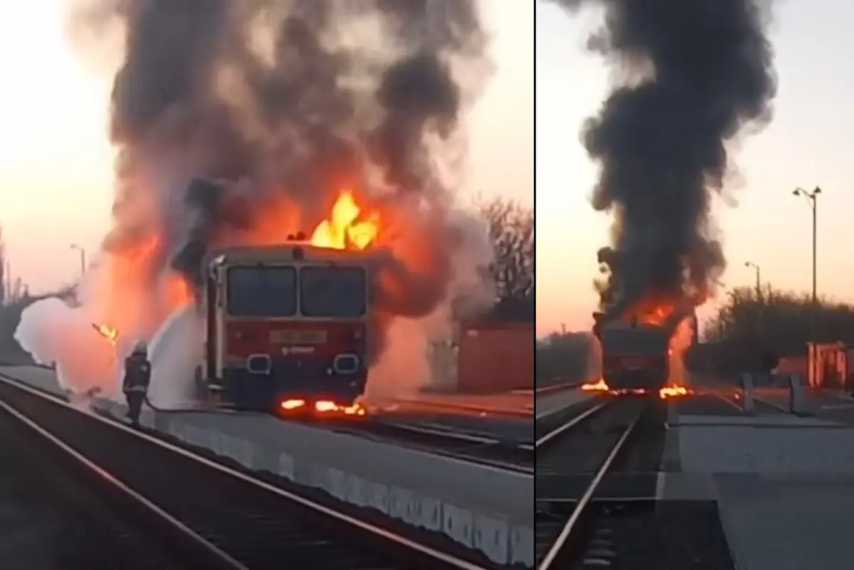A kiégett motorvonat esete is azt mutatja, katasztrofális állapotban van a magyar vasút
