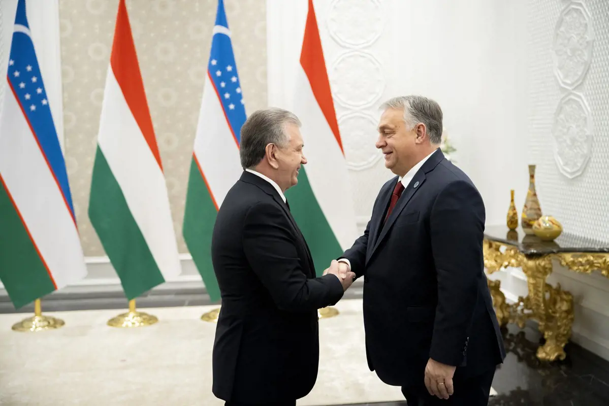 Orbán Viktor: Üzbegisztánnal törekszünk közös gázkitermelési lehetőségeket is keresni