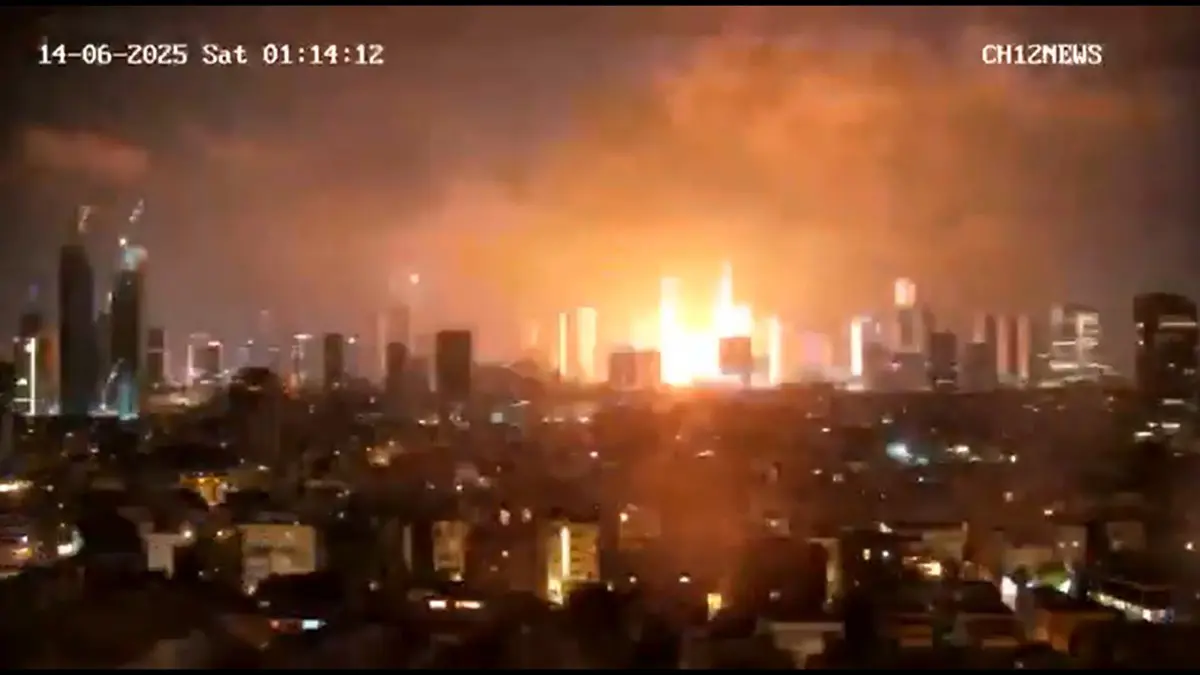 Irán rakétaesőt zúdított Izraelre
