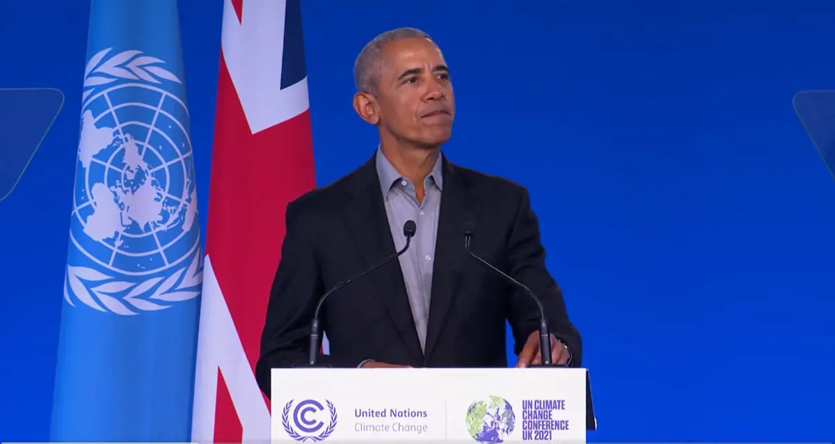 Felszólalt Obama a klímacsúcson: a közelében sem vagyunk annak, ahol tartanunk kellene