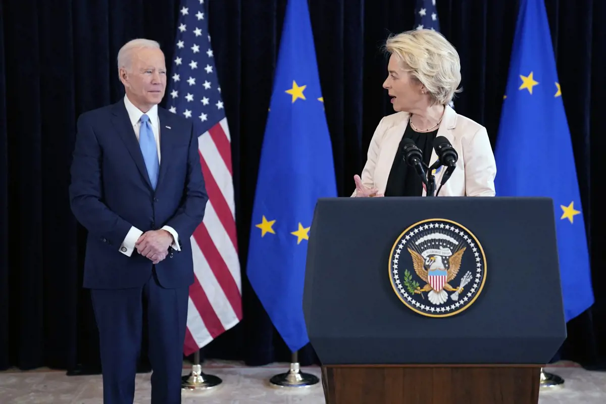 Biden: az USA és az EU új partnerséget köt Európa orosz energiafüggőségének csökkentésére