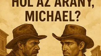 Westernjelenet a parlamentben két karcagi cowboy szópárbajával