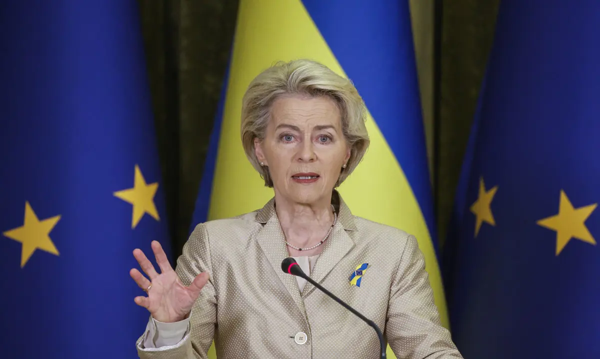 Ursula von der Leyen a csatlakozási tárgyalások megkezdését javasolja Ukrajnával és Moldovával